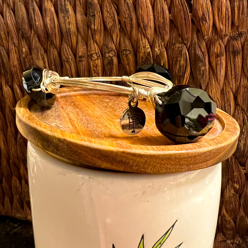 Nwot Bourbon And Boweties Black Bracelet 30$
